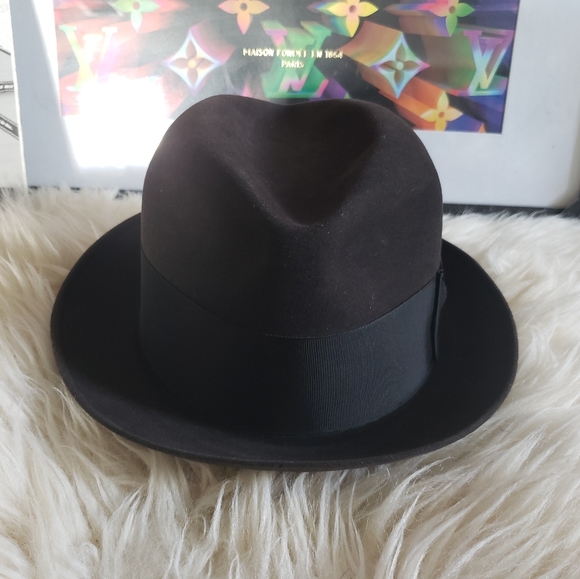 1940's Dobbs Veluna Vintage Dapper Fedora Hat - Picture 3 of 13